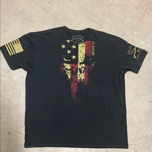 Grunt Style Mens Flag T-shirt size XXL